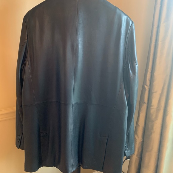 INC VINTAGE LEATHER JACKET - Picture 6 of 6
